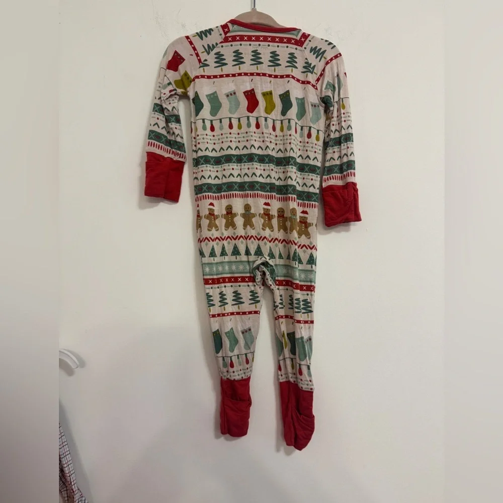 Little Sleepies Holiday Fair Isle Patterned Baby Pajamas